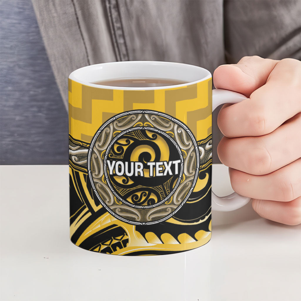 Aotearoa Ngati Whatua Personalised Ceramic Mug Maori Iwi Poutama Puhoro Tattoo