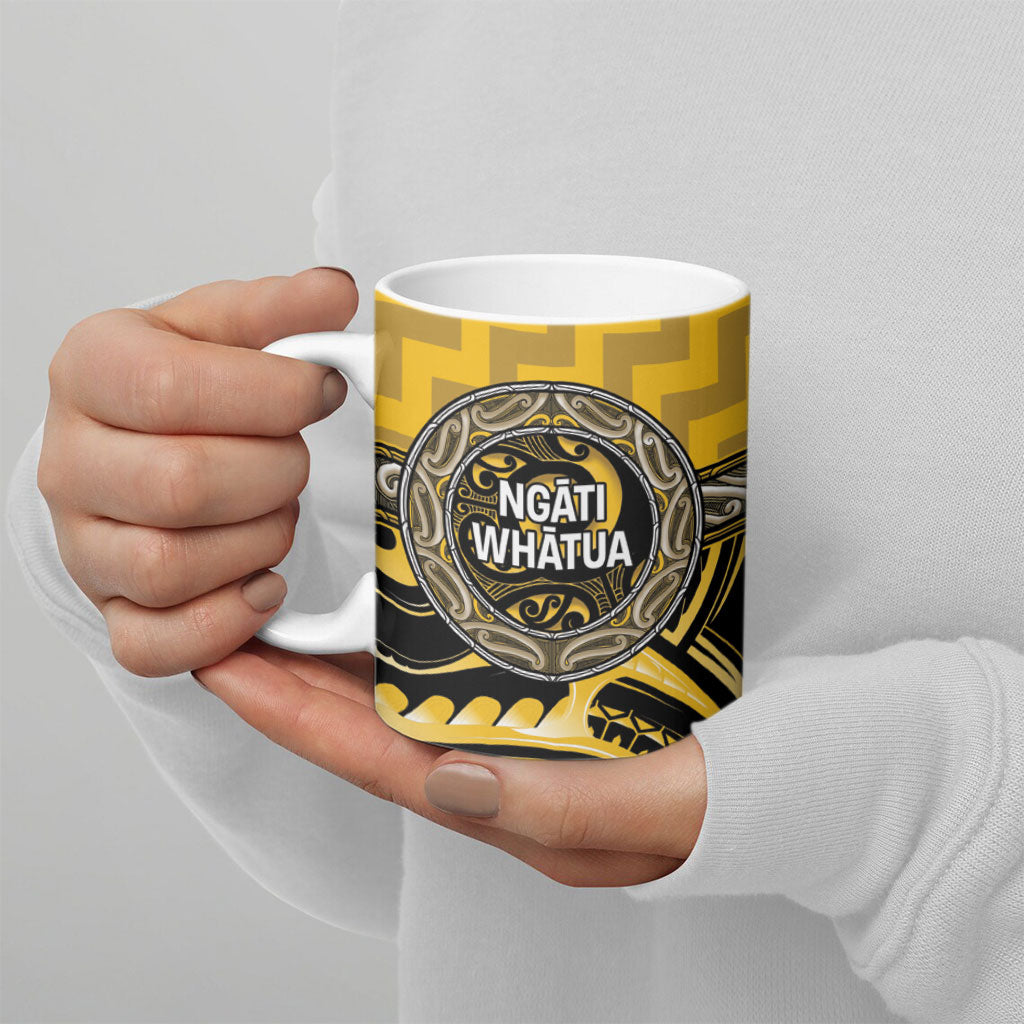 Aotearoa Ngati Whatua Personalised Ceramic Mug Maori Iwi Poutama Puhoro Tattoo
