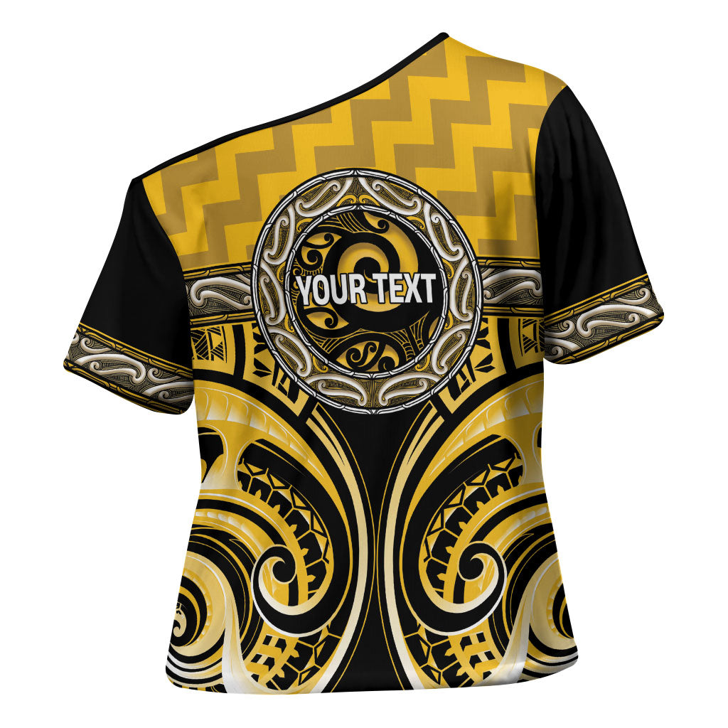 Aotearoa Ngati Whatua Personalised Cross Shoulder Shirt Maori Iwi Poutama Puhoro Tattoo