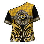 Aotearoa Ngati Whatua Personalised Cross Shoulder Shirt Maori Iwi Poutama Puhoro Tattoo