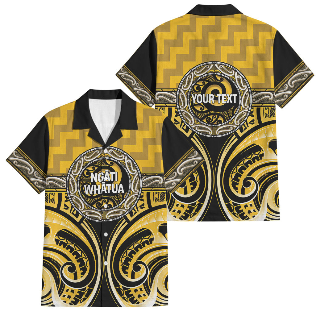 Aotearoa Ngati Whatua Personalised Family Matching Off Shoulder Short Dress and Hawaiian Shirt Maori Iwi Poutama Puhoro Tattoo