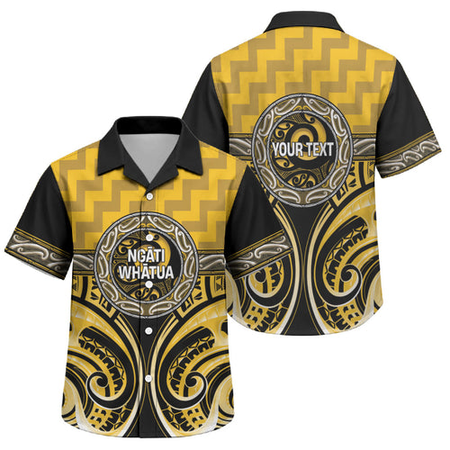 Aotearoa Ngati Whatua Personalised Family Matching Summer Maxi Dress and Hawaiian Shirt Maori Iwi Poutama Puhoro Tattoo