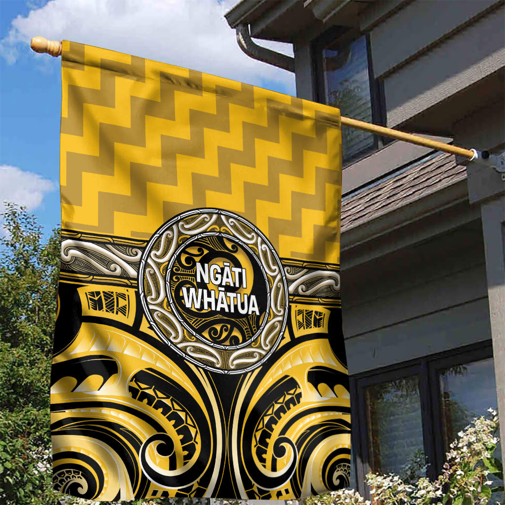 Aotearoa Ngati Whatua Garden Flag Maori Iwi Poutama Puhoro Tattoo