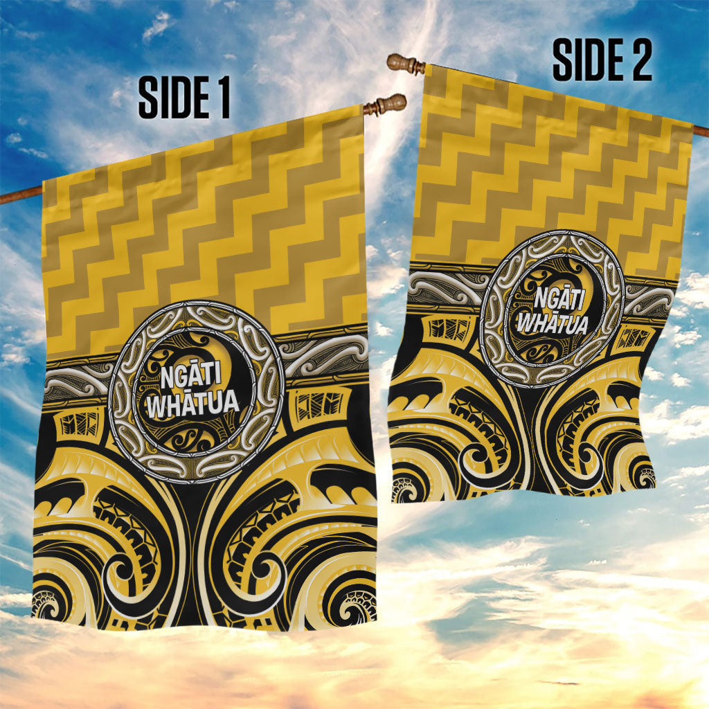 Aotearoa Ngati Whatua Garden Flag Maori Iwi Poutama Puhoro Tattoo