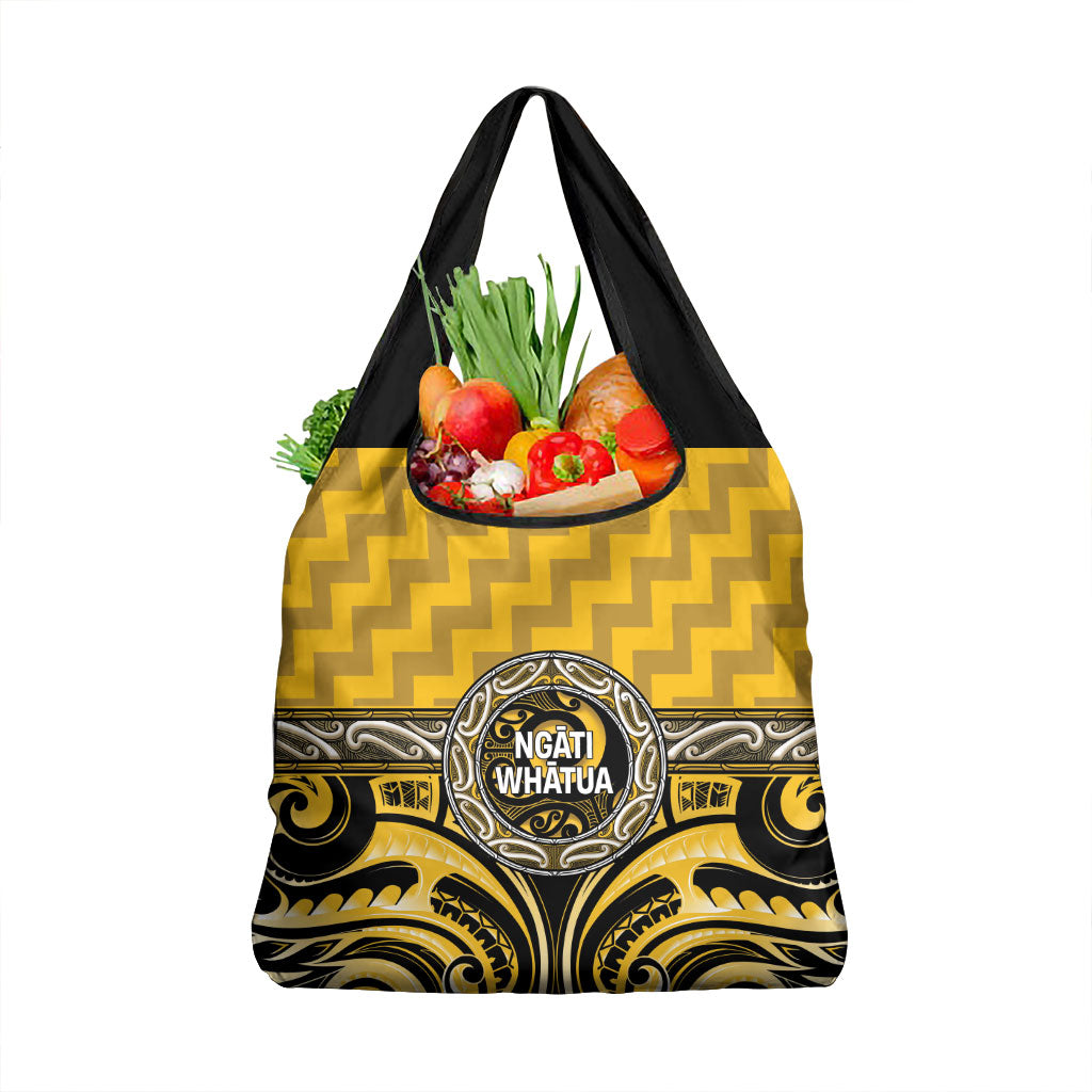 Aotearoa Ngati Whatua Grocery Bag Maori Iwi Poutama Puhoro Tattoo
