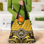 Aotearoa Ngati Whatua Grocery Bag Maori Iwi Poutama Puhoro Tattoo