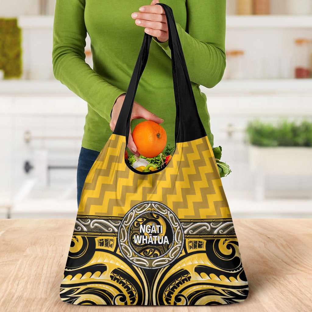 Aotearoa Ngati Whatua Grocery Bag Maori Iwi Poutama Puhoro Tattoo
