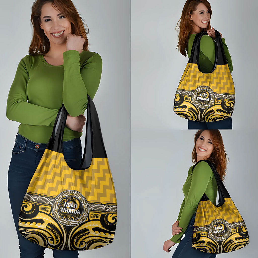 Aotearoa Ngati Whatua Grocery Bag Maori Iwi Poutama Puhoro Tattoo