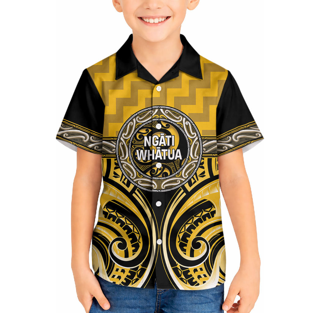 Aotearoa Ngati Whatua Personalised Hawaiian Shirt Maori Iwi Poutama Puhoro Tattoo