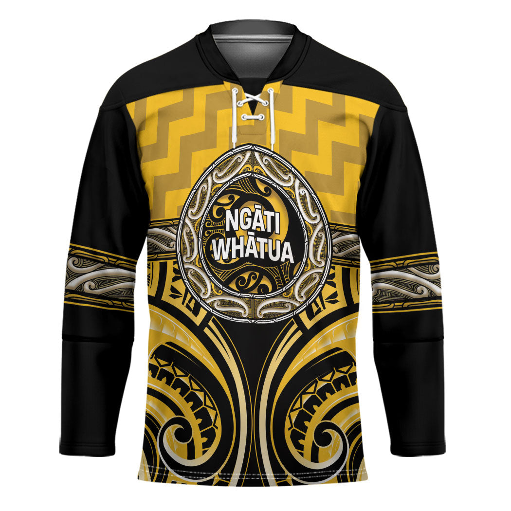 Aotearoa Ngati Whatua Personalised Hockey Jersey Maori Iwi Poutama Puhoro Tattoo