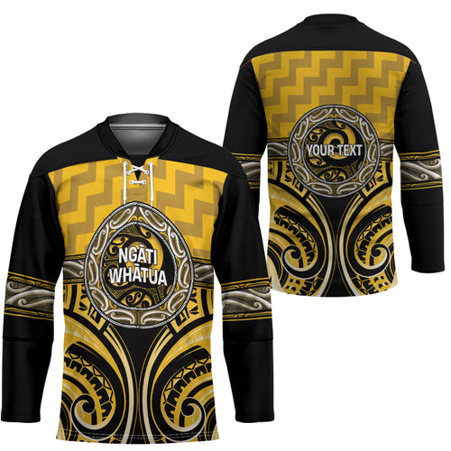 Aotearoa Ngati Whatua Personalised Hockey Jersey Maori Iwi Poutama Puhoro Tattoo