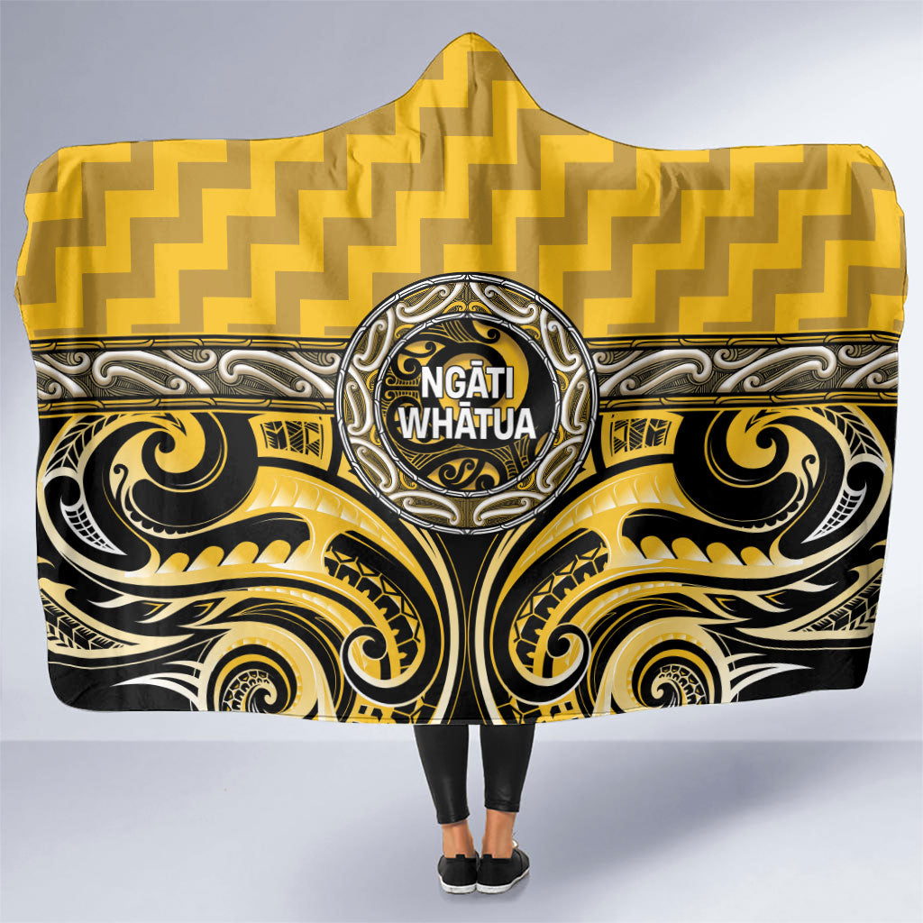 Aotearoa Ngati Whatua Hooded Blanket Maori Iwi Poutama Puhoro Tattoo