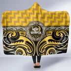 Aotearoa Ngati Whatua Hooded Blanket Maori Iwi Poutama Puhoro Tattoo