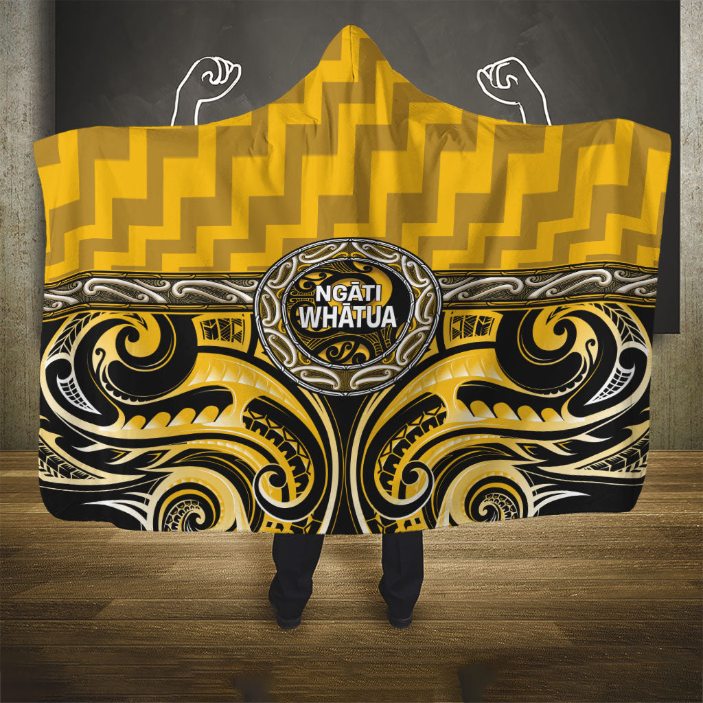 Aotearoa Ngati Whatua Hooded Blanket Maori Iwi Poutama Puhoro Tattoo