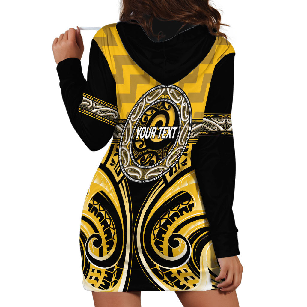 Aotearoa Ngati Whatua Personalised Hoodie Dress Maori Iwi Poutama Puhoro Tattoo