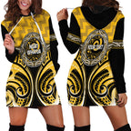 Aotearoa Ngati Whatua Personalised Hoodie Dress Maori Iwi Poutama Puhoro Tattoo