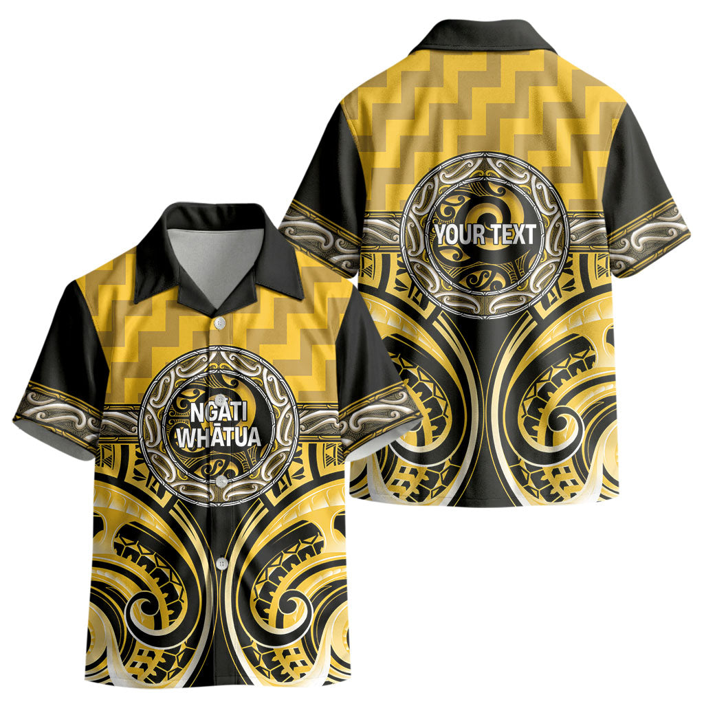 Aotearoa Ngati Whatua Personalised Kid Hawaiian Shirt Maori Iwi Poutama Puhoro Tattoo