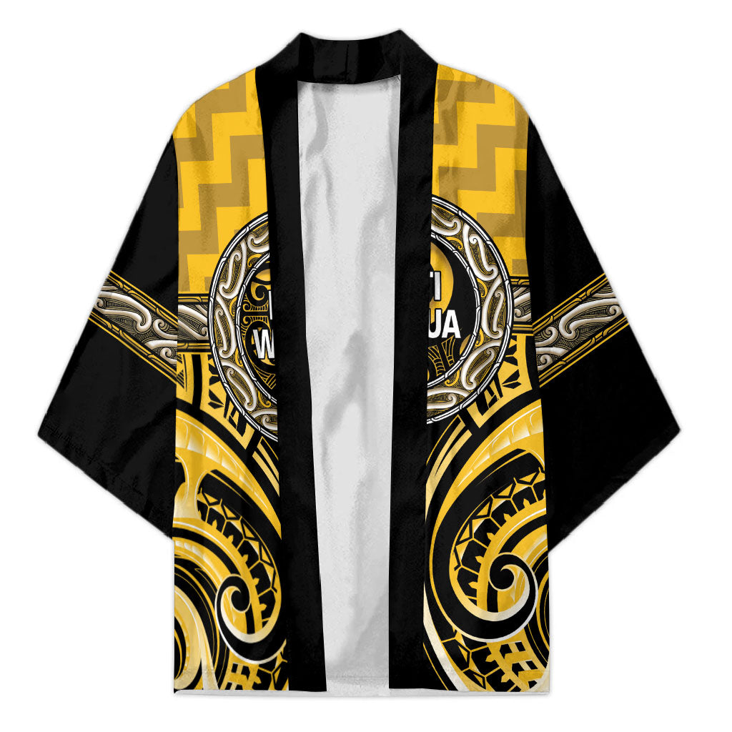Aotearoa Ngati Whatua Personalised Kimono Maori Iwi Poutama Puhoro Tattoo