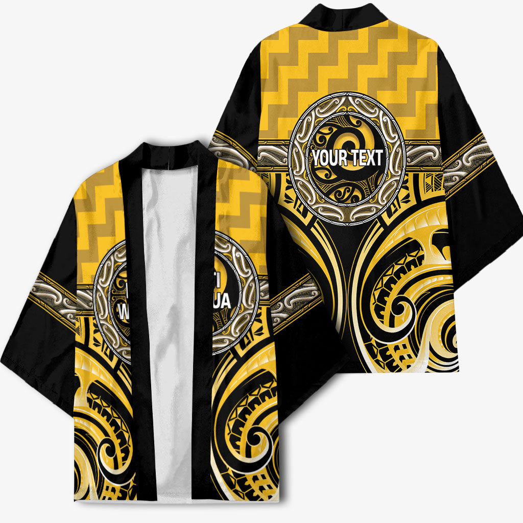 Aotearoa Ngati Whatua Personalised Kimono Maori Iwi Poutama Puhoro Tattoo