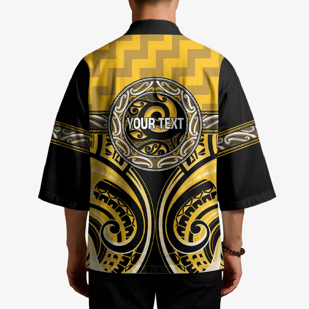 Aotearoa Ngati Whatua Personalised Kimono Maori Iwi Poutama Puhoro Tattoo