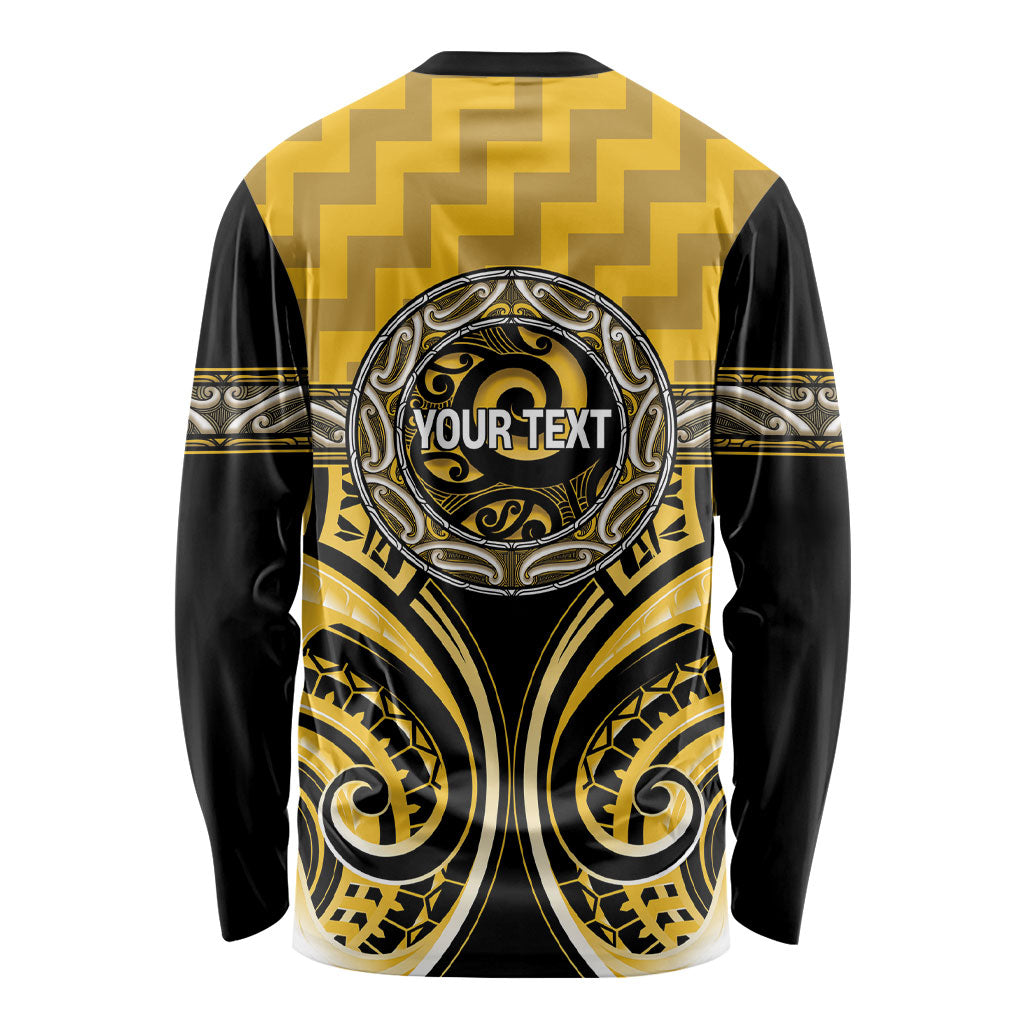 Aotearoa Ngati Whatua Personalised Long Sleeve Shirt Maori Iwi Poutama Puhoro Tattoo