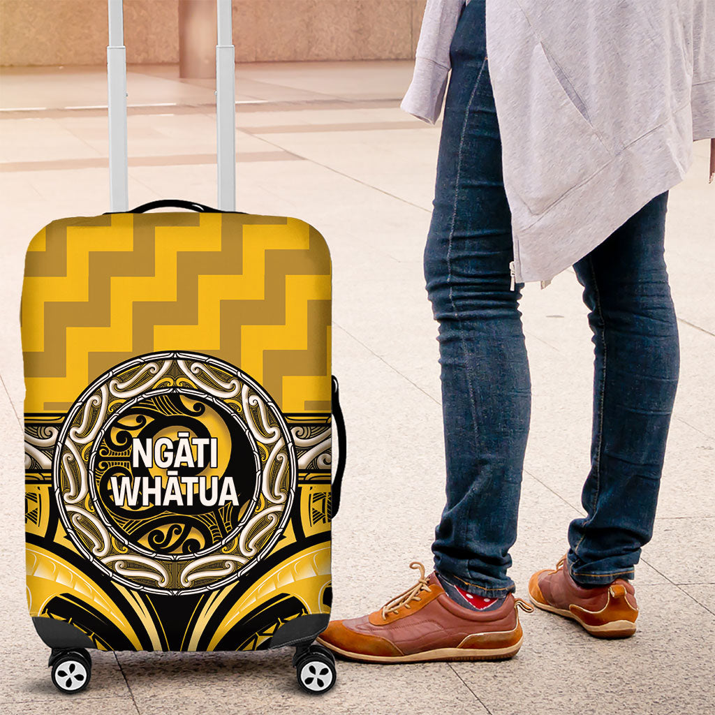 Aotearoa Ngati Whatua Luggage Cover Maori Iwi Poutama Puhoro Tattoo