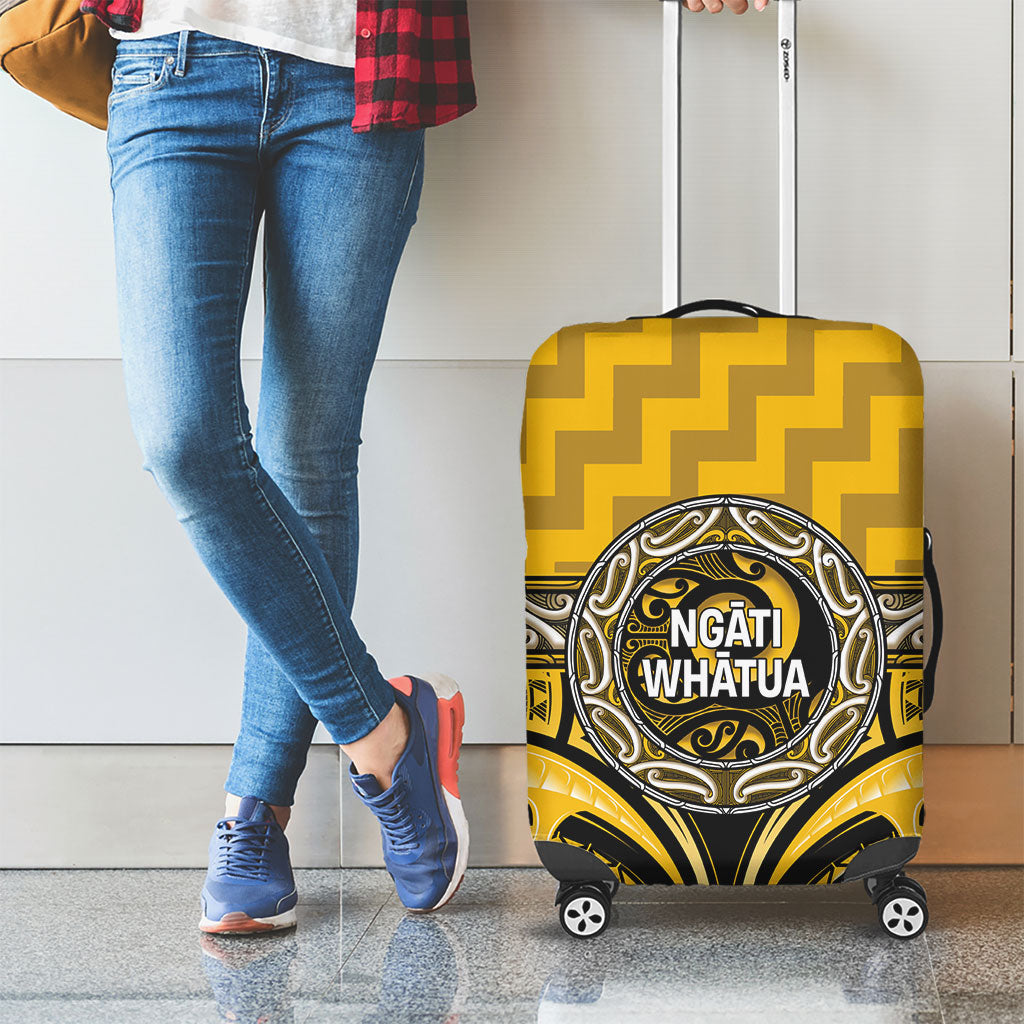 Aotearoa Ngati Whatua Luggage Cover Maori Iwi Poutama Puhoro Tattoo