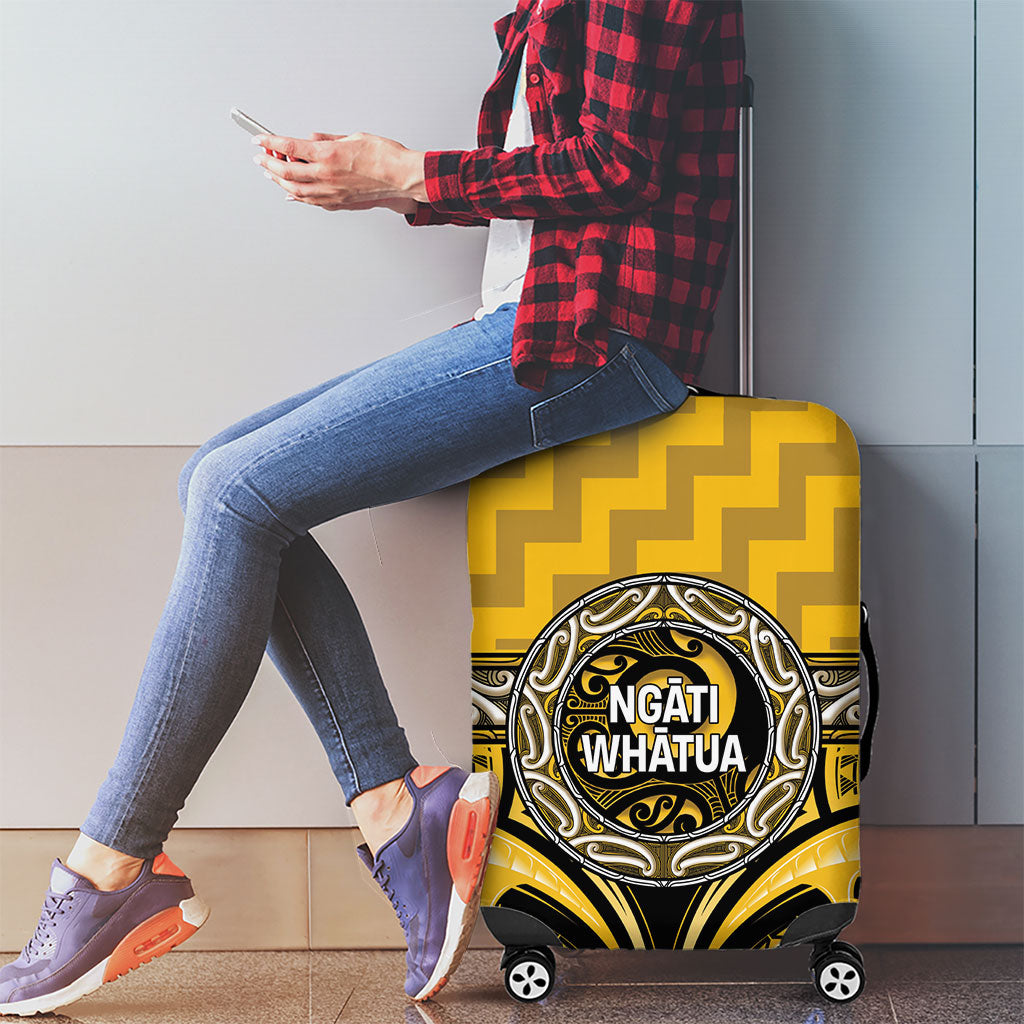 Aotearoa Ngati Whatua Luggage Cover Maori Iwi Poutama Puhoro Tattoo