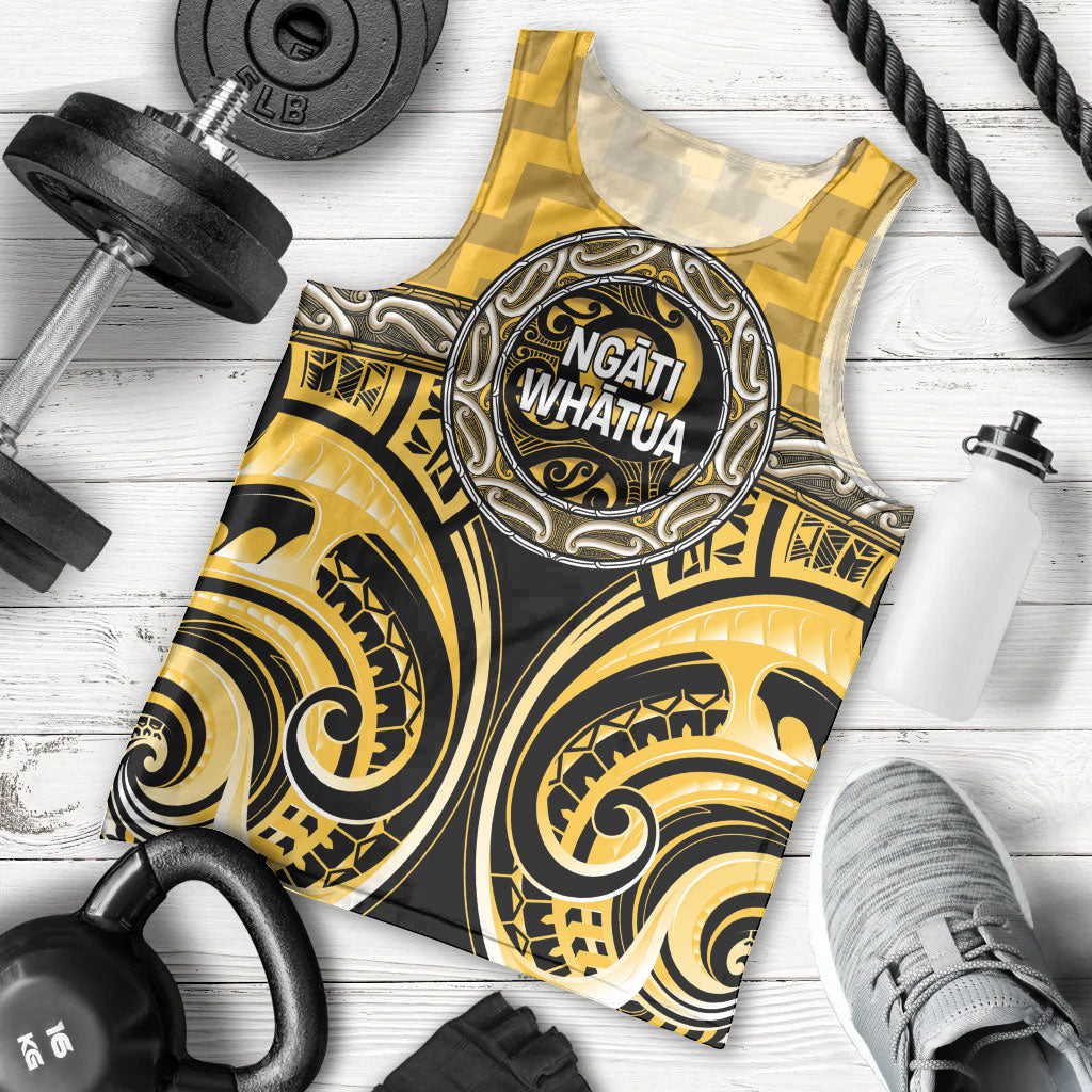 Aotearoa Ngati Whatua Personalised Men Tank Top Maori Iwi Poutama Puhoro Tattoo