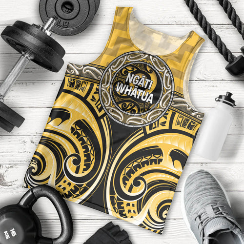 Aotearoa Ngati Whatua Personalised Men Tank Top Maori Iwi Poutama Puhoro Tattoo