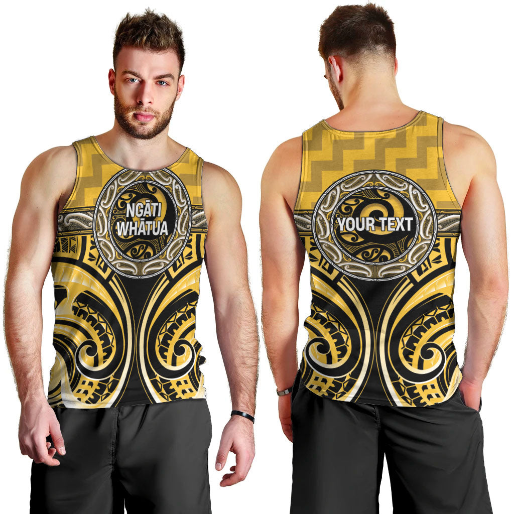 Aotearoa Ngati Whatua Personalised Men Tank Top Maori Iwi Poutama Puhoro Tattoo