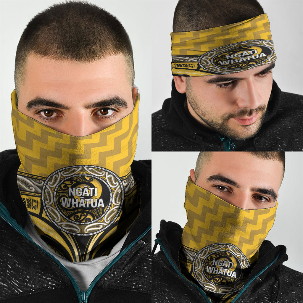 Aotearoa Ngati Whatua Neck Gaiter Maori Iwi Poutama Puhoro Tattoo