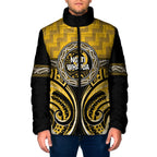 Aotearoa Ngati Whatua Personalised Padded Jacket Maori Iwi Poutama Puhoro Tattoo
