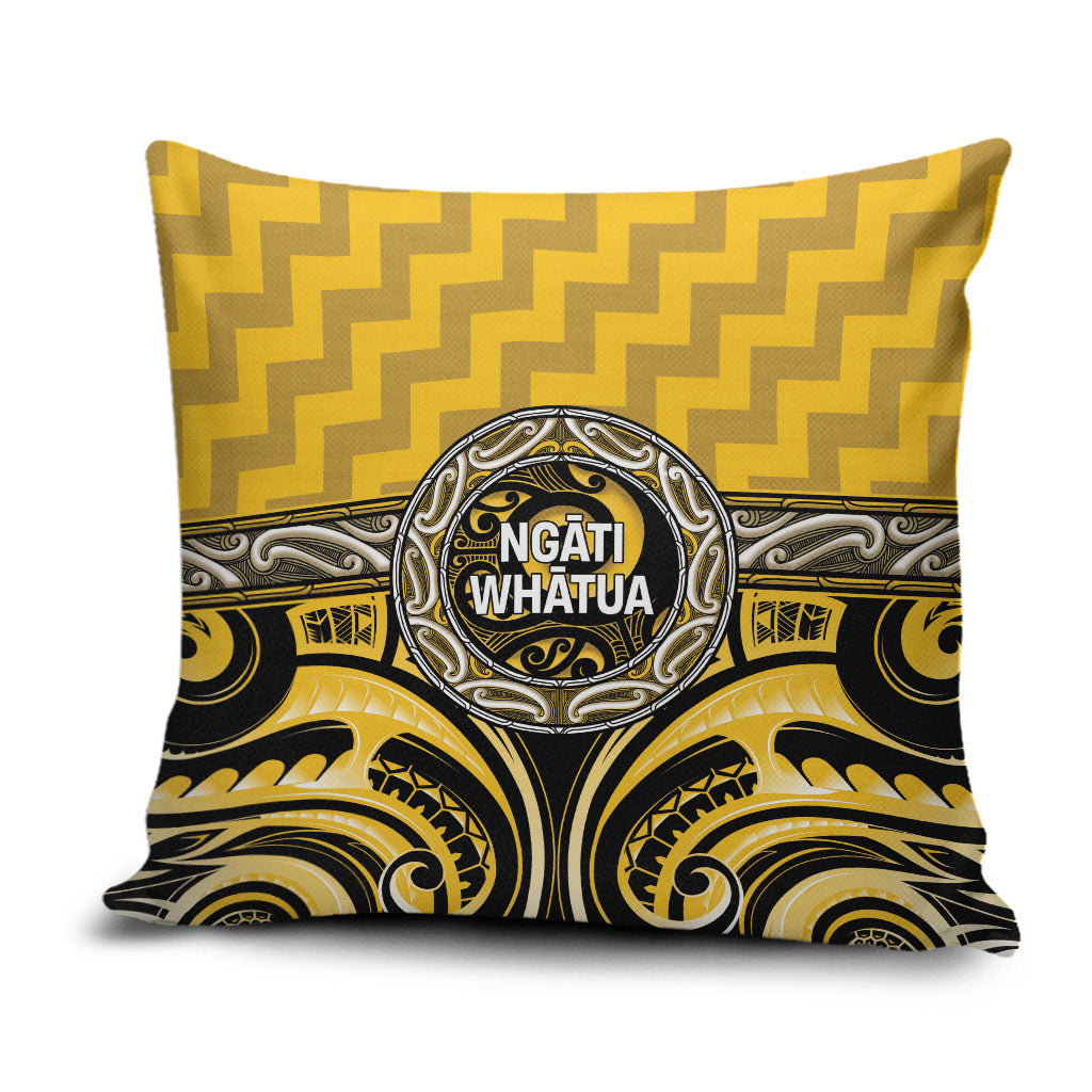 Aotearoa Ngati Whatua Pillow Cover Maori Iwi Poutama Puhoro Tattoo