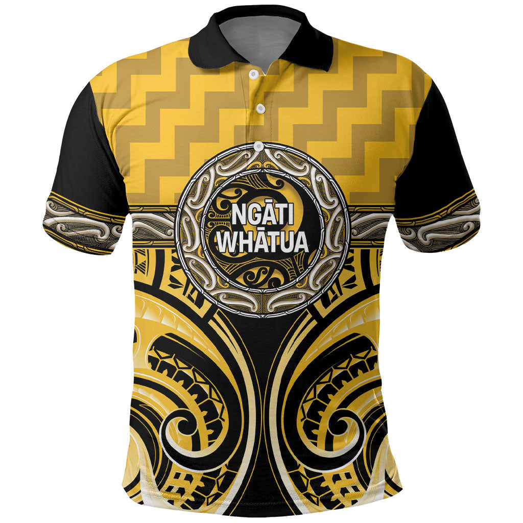 Aotearoa Ngati Whatua Personalised Polo Shirt Maori Iwi Poutama Puhoro Tattoo