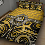 Aotearoa Ngati Whatua Quilt Bed Set Maori Iwi Poutama Puhoro Tattoo