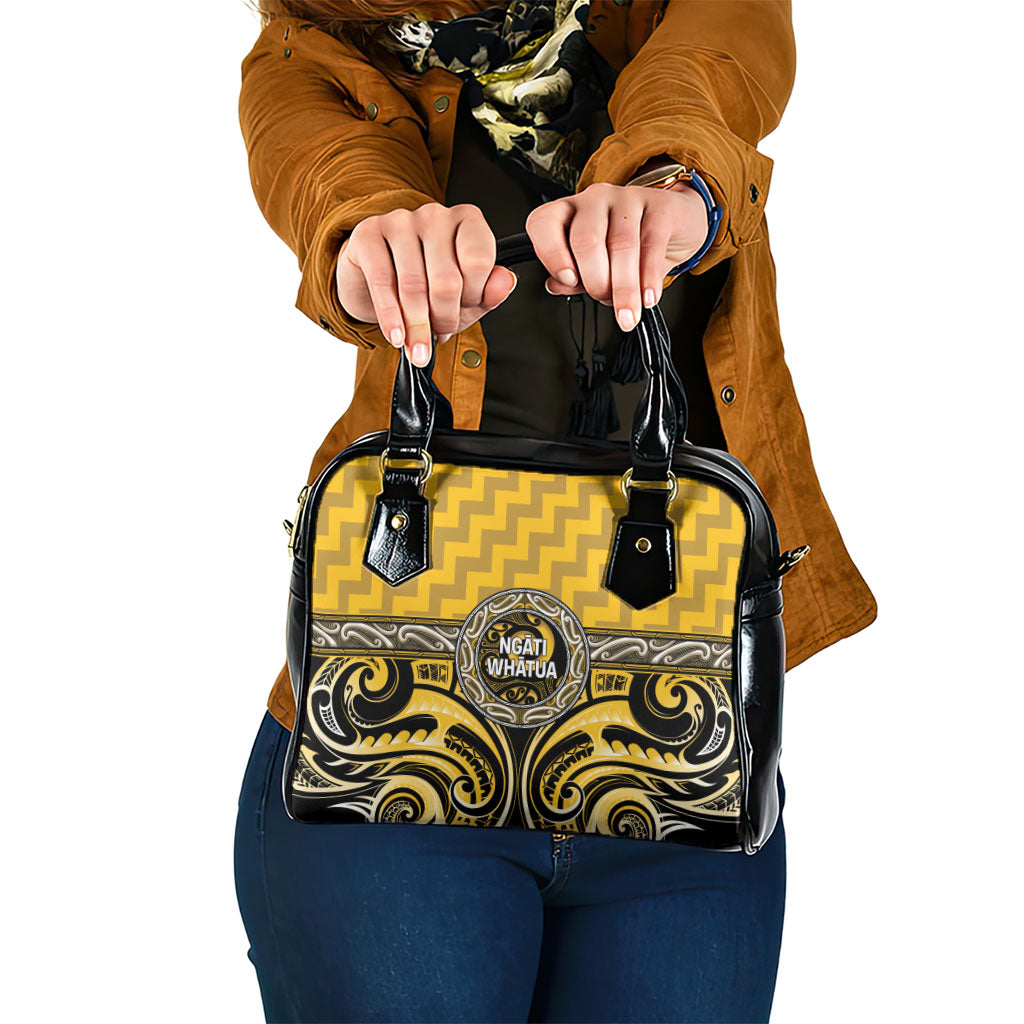 Aotearoa Ngati Whatua Shoulder Handbag Maori Iwi Poutama Puhoro Tattoo