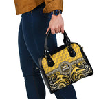 Aotearoa Ngati Whatua Shoulder Handbag Maori Iwi Poutama Puhoro Tattoo