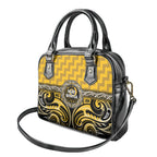 Aotearoa Ngati Whatua Shoulder Handbag Maori Iwi Poutama Puhoro Tattoo