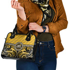 Aotearoa Ngati Whatua Shoulder Handbag Maori Iwi Poutama Puhoro Tattoo