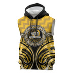 Aotearoa Ngati Whatua Personalised Sleeveless Hoodie Maori Iwi Poutama Puhoro Tattoo