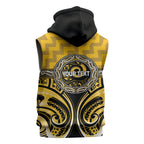 Aotearoa Ngati Whatua Personalised Sleeveless Hoodie Maori Iwi Poutama Puhoro Tattoo