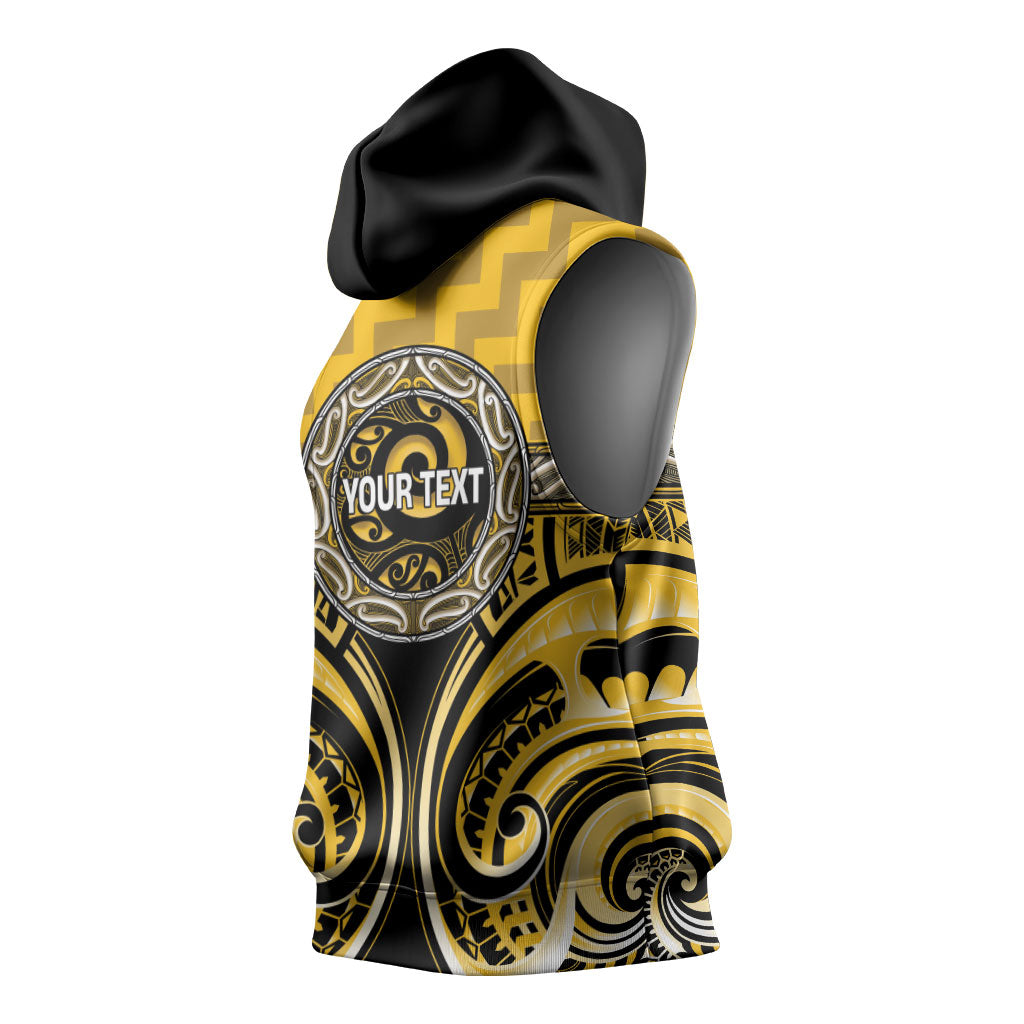 Aotearoa Ngati Whatua Personalised Sleeveless Hoodie Maori Iwi Poutama Puhoro Tattoo