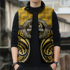 Aotearoa Ngati Whatua Personalised Sleeveless Puffer Jacket Maori Iwi Poutama Puhoro Tattoo