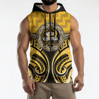 Aotearoa Ngati Whatua Personalised Sleeveless Zip Hoodie Maori Iwi Poutama Puhoro Tattoo