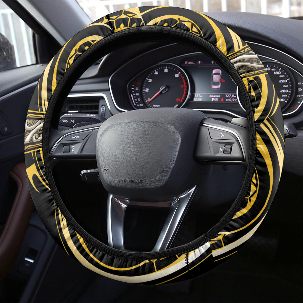 Aotearoa Ngati Whatua Steering Wheel Cover Maori Iwi Poutama Puhoro Tattoo