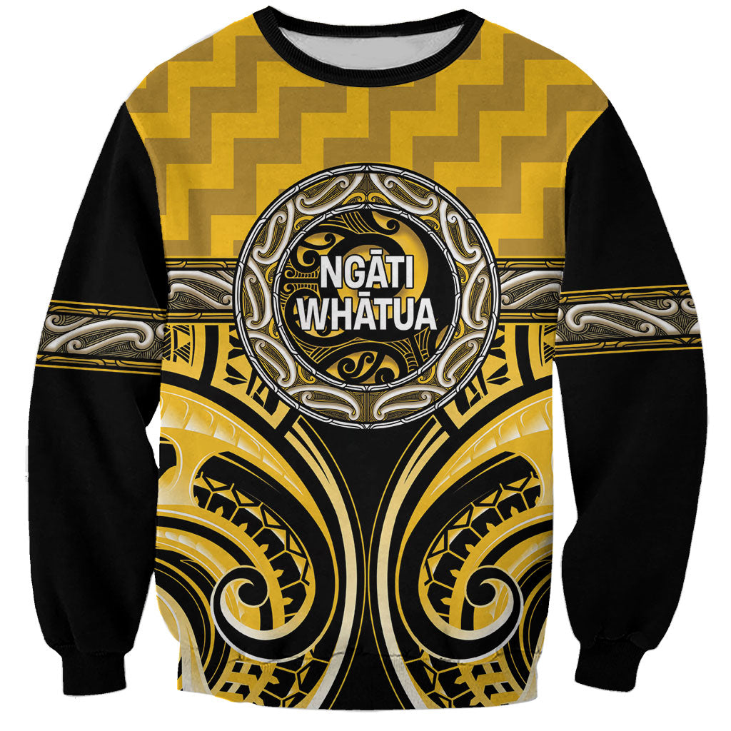 Aotearoa Ngati Whatua Personalised Sweatshirt Maori Iwi Poutama Puhoro Tattoo