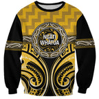 Aotearoa Ngati Whatua Personalised Sweatshirt Maori Iwi Poutama Puhoro Tattoo