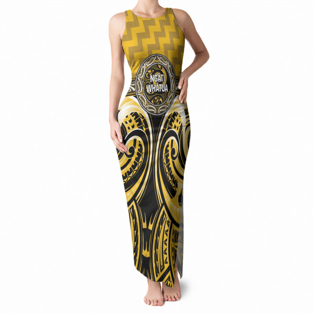 Aotearoa Ngati Whatua Personalised Tank Maxi Dress Maori Iwi Poutama Puhoro Tattoo