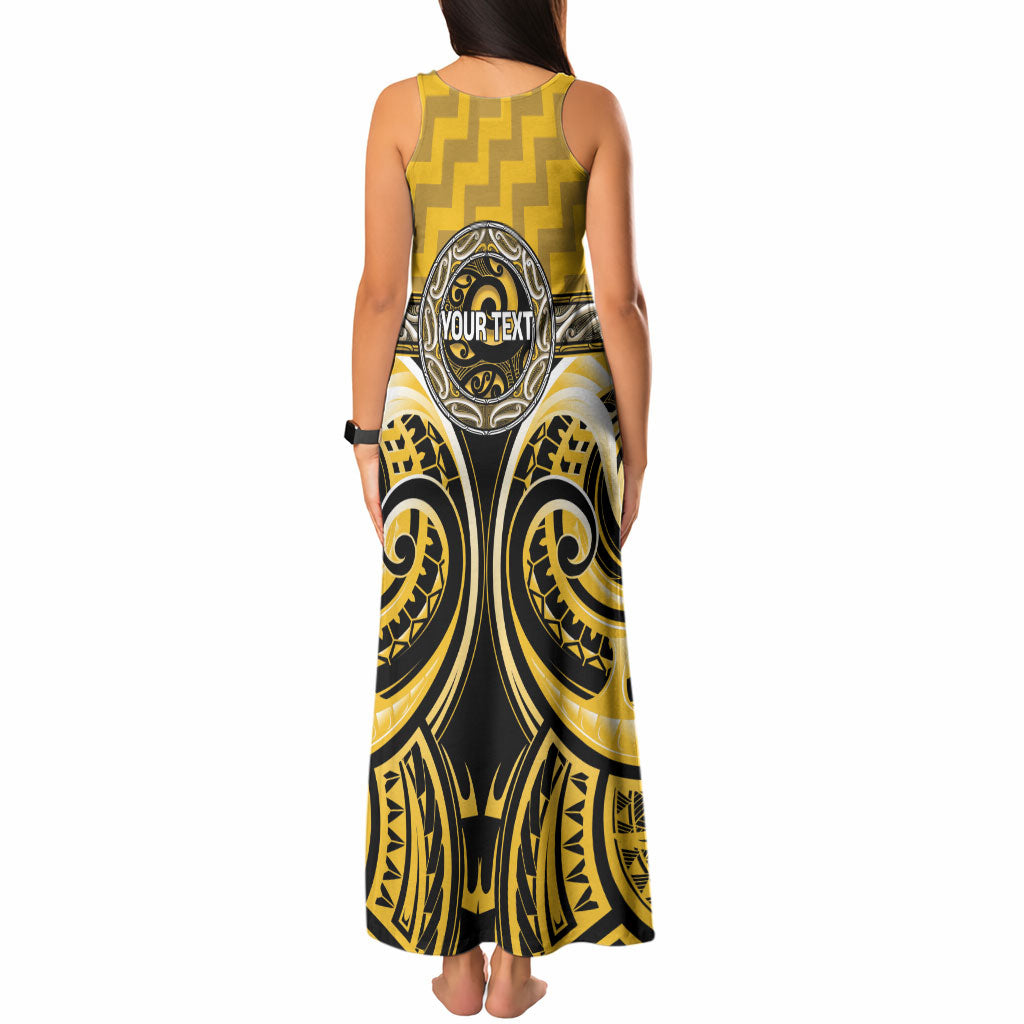Aotearoa Ngati Whatua Personalised Tank Maxi Dress Maori Iwi Poutama Puhoro Tattoo